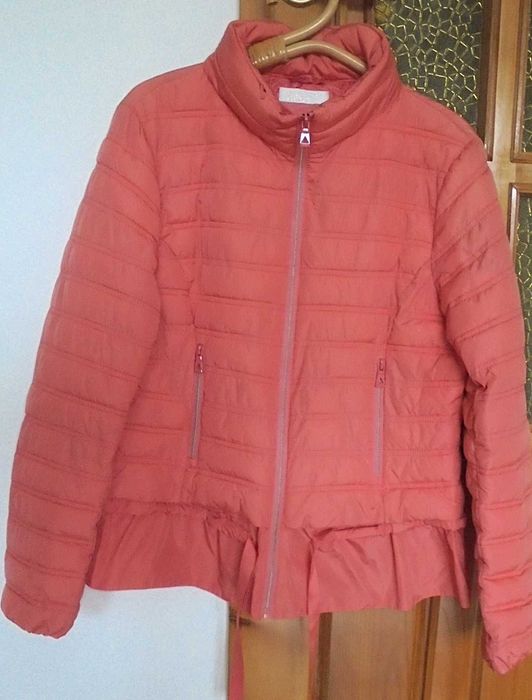 Kurtka damska pikowana jasny orange