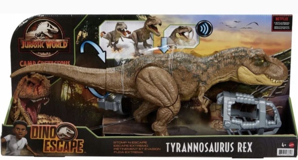Jurassic Wirld T-Rex  miażdzący krok