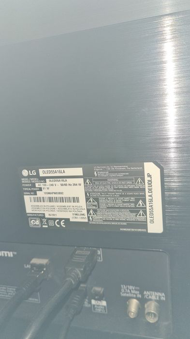 TV LG OLED 4k para peças 55 polegadas