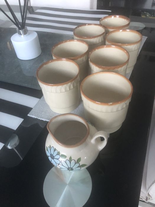 6 kubków i mlecznik