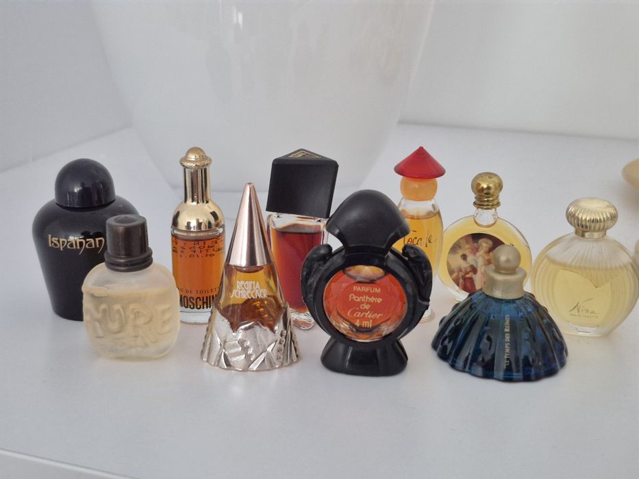 Kolekcja miniatur perfum vintage- unikaty zestaw kolekcjonerski