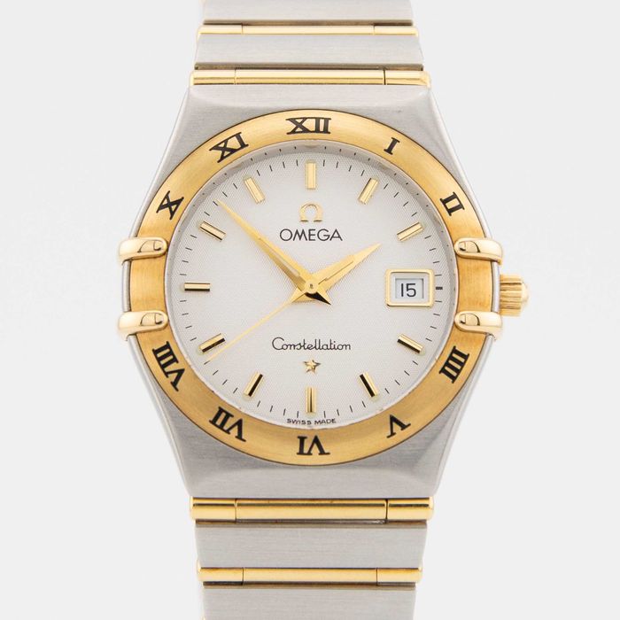 Damska Omega Constellation 27.5mm 18k Żółte Złoto Stal Ref. 1282.30.00
