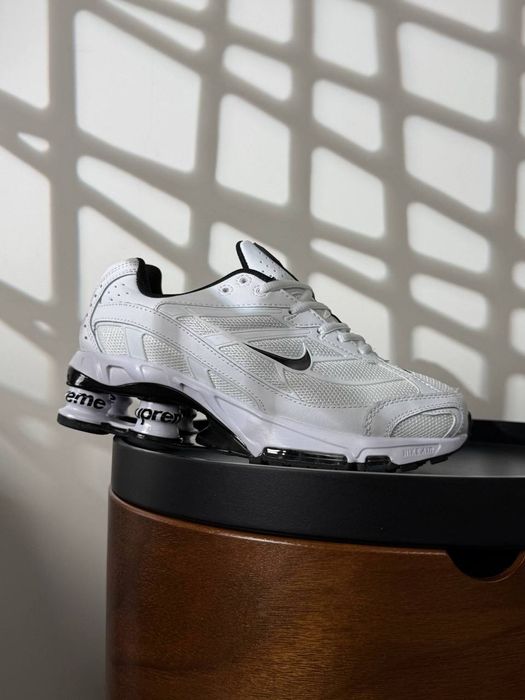 Жіночі кросівки Nike x Supreme Shox Ride 2 SP White Black , Найк