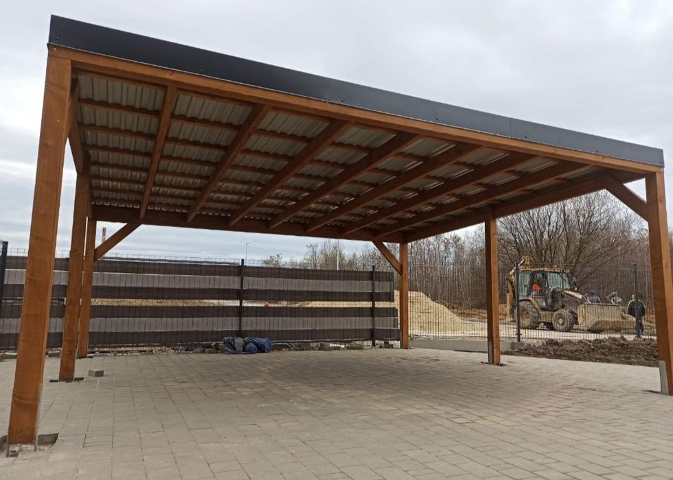 Wiata ogrodowa, garażowa, samochodowa, wiata na rowery