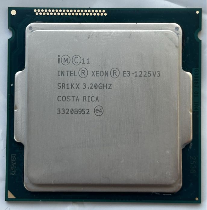 Intel Xeon E3-1225 v3 (4 ядра / 3.6 GHz) — ідеально для сервера