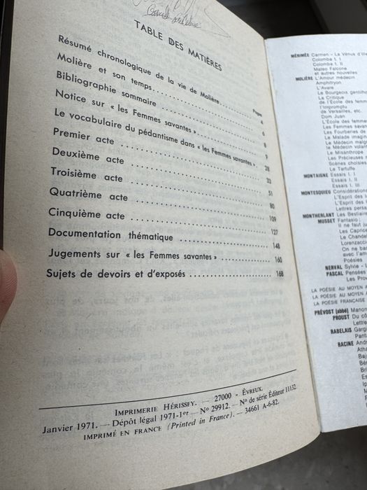 Les femmes savantes Moliere, „Uczone białogłowy”/ wersja francuska
