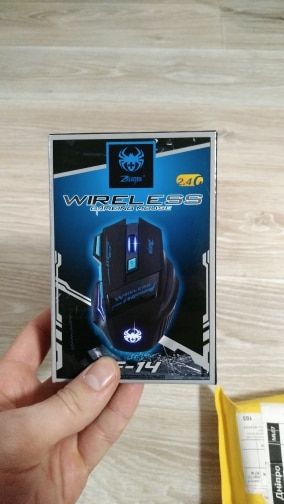 Беспроводная игровая мышь ZELOTES F-14 (новая в упаковке)