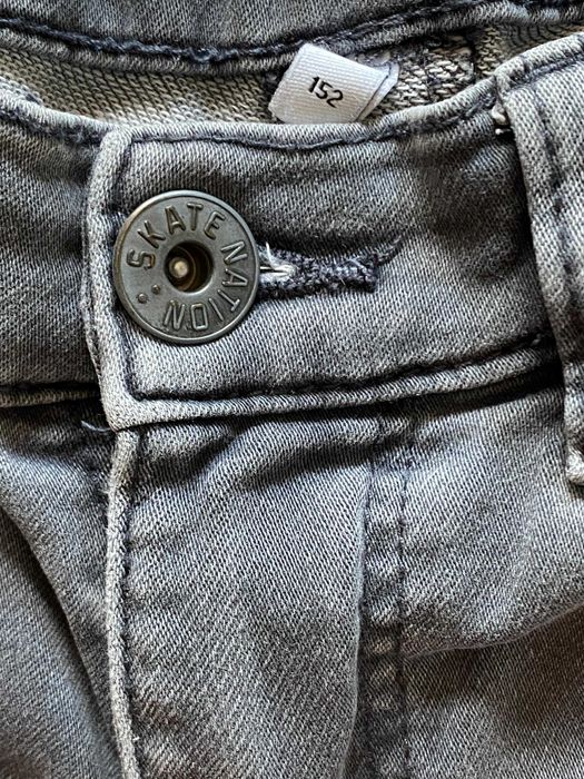 Spodnie jeansowe dziecięce szare