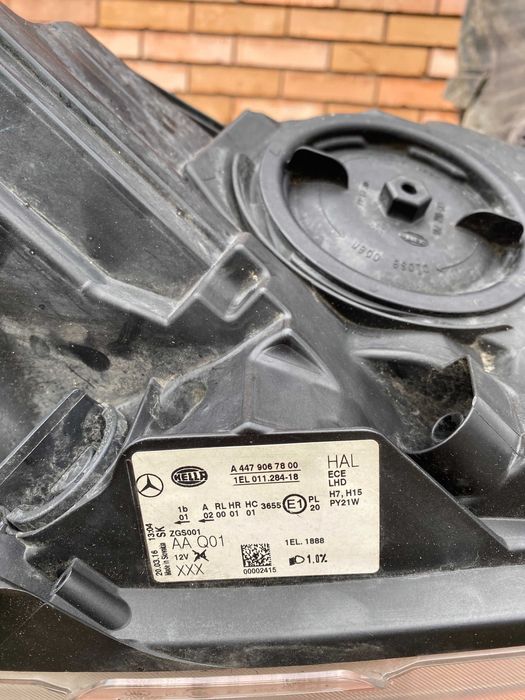 A4479067800 Mercedes фара права