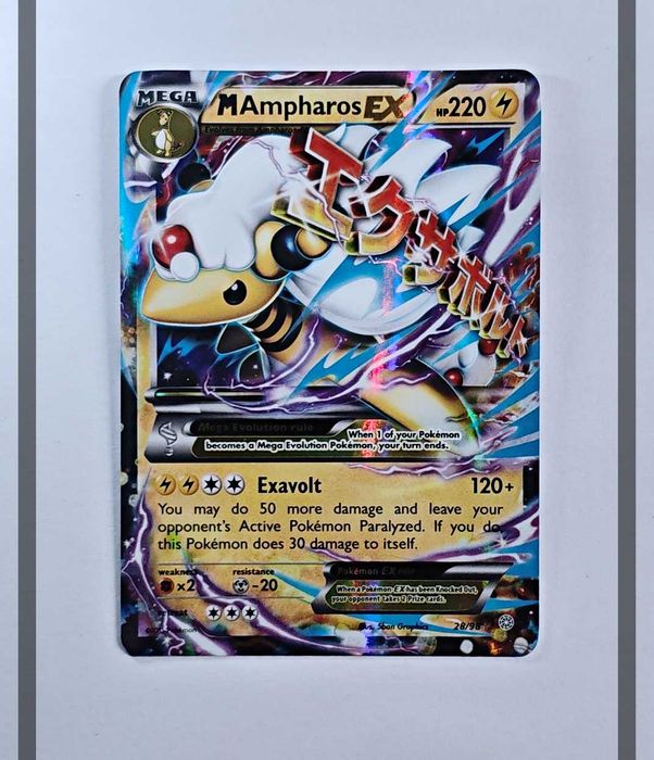 MAmpharos EX 28/96 AOR Pokemon ENG-NM