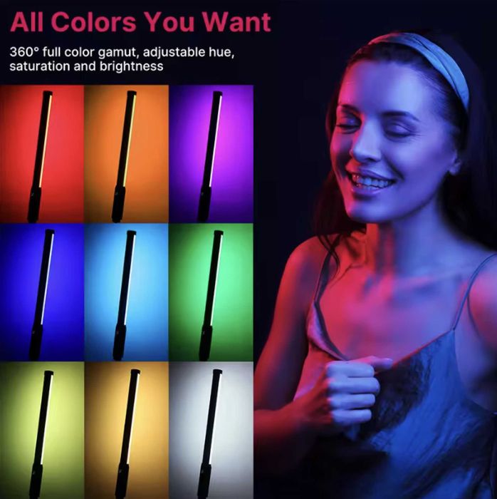 Ulanzi VL119 світловий меч, RGB палка, світло з акумулятором фотолампа