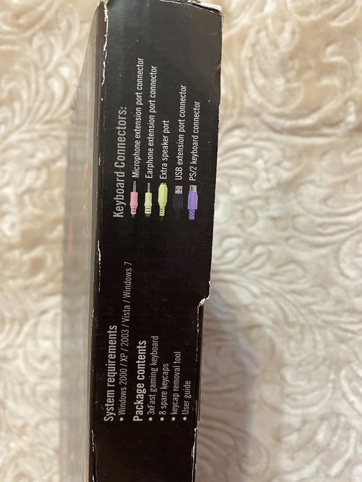 Клавіатура A4Tech X7 G800MU PS/2 (Black) Mult.gaming + USBport