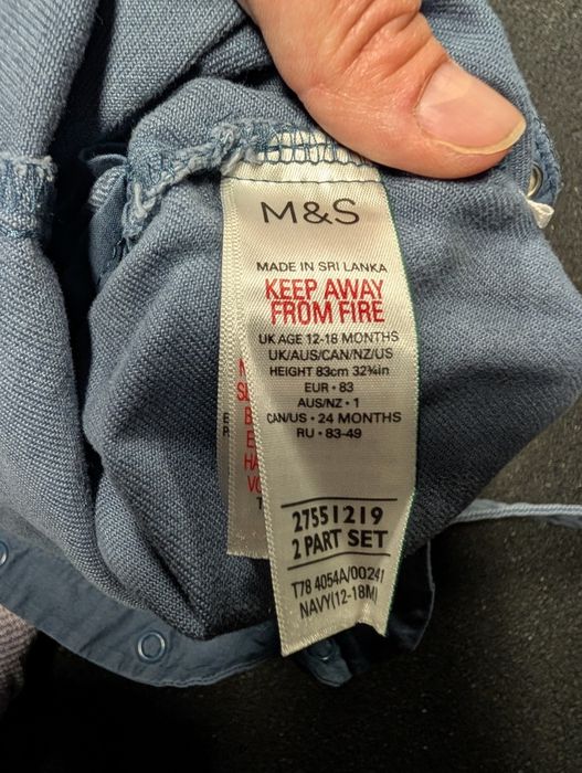 Комбінезон Marc & Spencer, штани Levi's