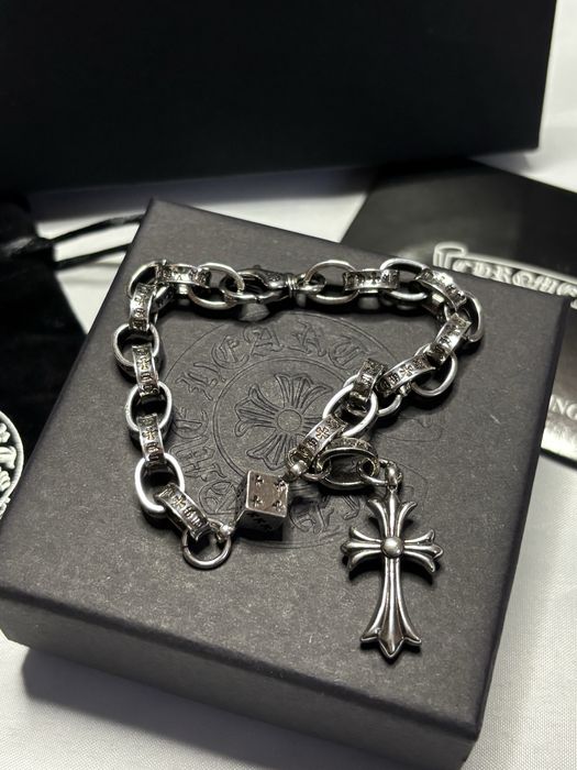 Подарунковий набір браслет Chrome Hearts Для Хлопця і Дівчини