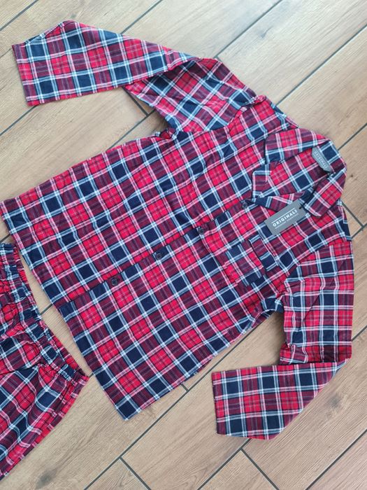 Piżama flanelowa krata  M/L/ XL