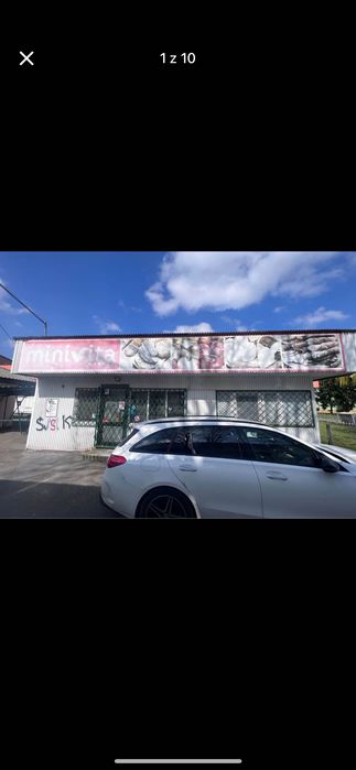 Pawilon w którym był sklep spożywczy