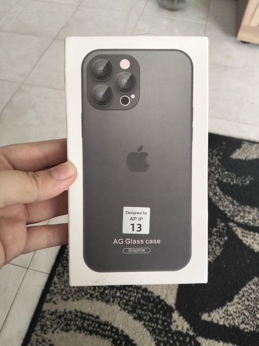 Capa AG Glass Case Grafite para iPhone 13 (Nova na Caixa)