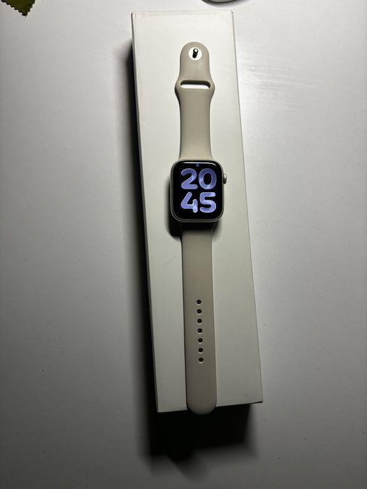 Apple Watch Series 7 45mm Starlight (GPS) / Чудовий стан / АКБ 87%