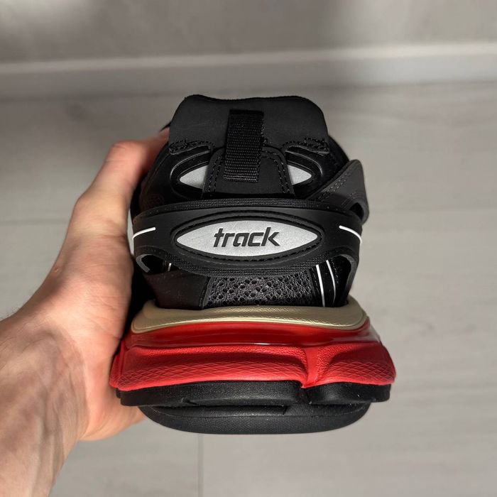 Balenciaga Track Black/Red/Cream