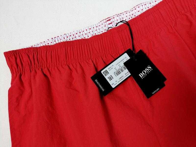 Мужские пляжные шорты с надписью Hugo Boss оригинал