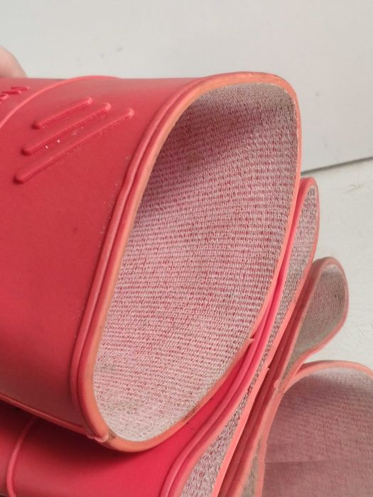 Сапоги сапожки резиновые гумові детские красные разм 32  215мм