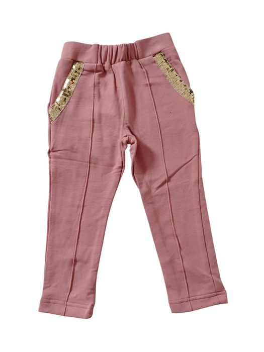 Spodnie dla dziewczynki różowe ocieplane nowу  rr., 98-104