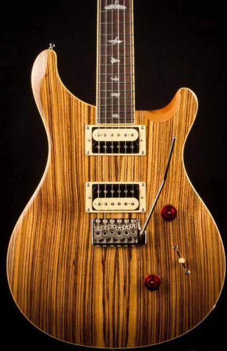 Raridade PRS SE Custom 24 Zebrawood (2017) - Edição Limitada (NOVA)
