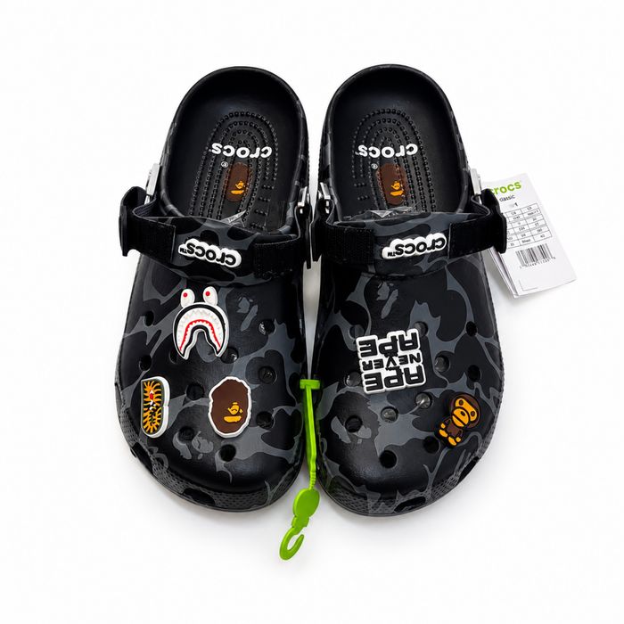 В НАЯВНОСТІ Crocs x Bape | крокси бейп | кроксы A Bathing Ape