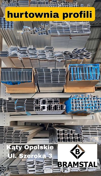 Profile aluminiowe mocujące/montażowe 30x30 do ogrodzeń