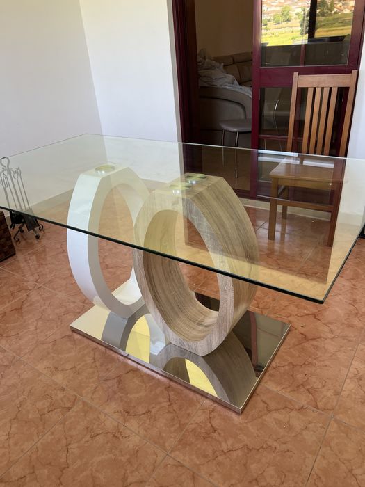 Mesa de vidro nova