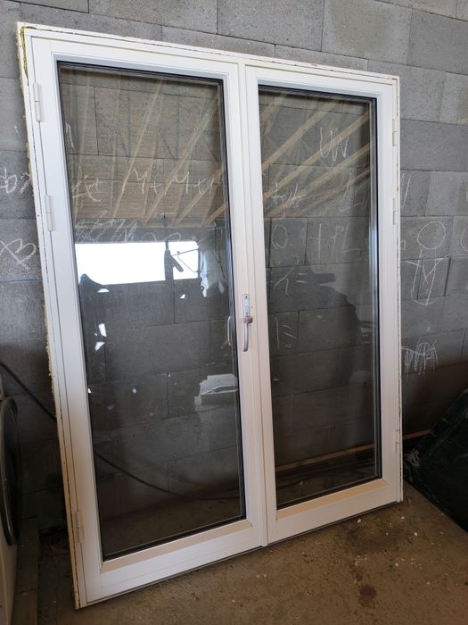 Drzwi tarasowe 208x160 drewniane