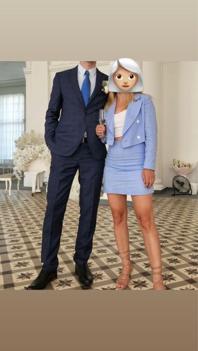 Чоловічий діловий костюм Arber