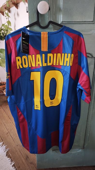 Camisola Nike total 90 Barcelona Retro Ronaldinho 10
