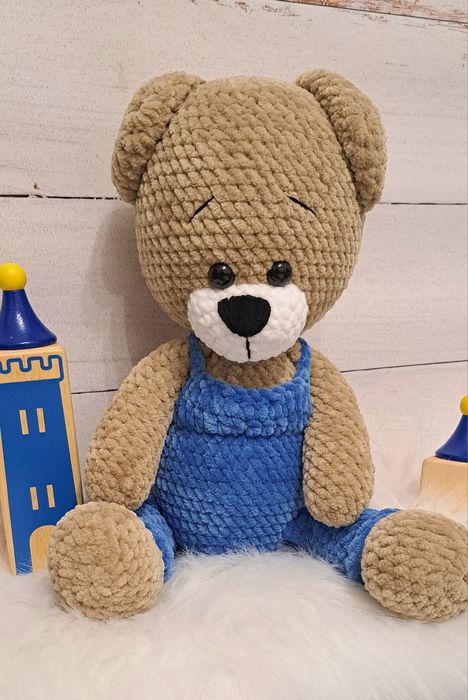 Miś handmade rękodzieło na szydełku