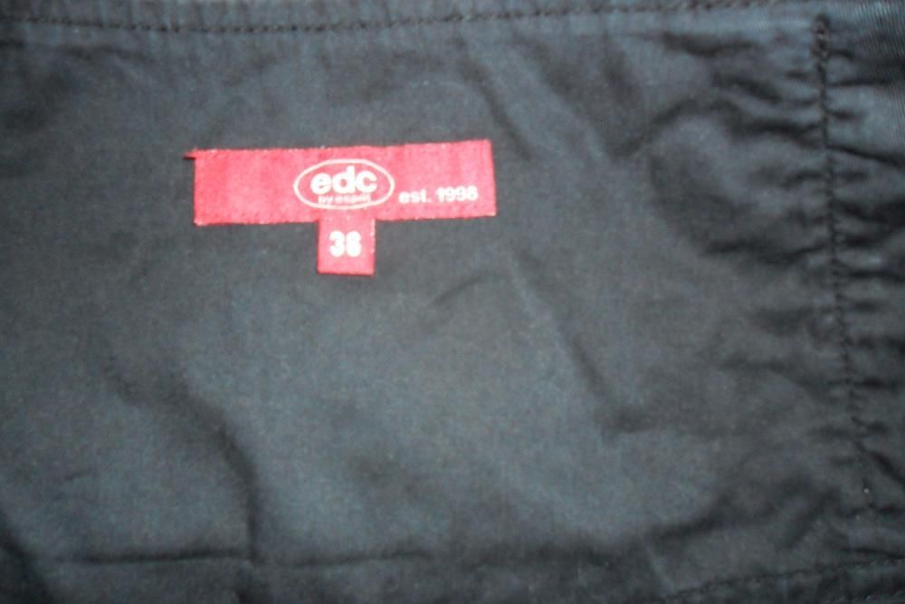 Spódnica firmy edc-esprit roz. 36 czarna bawełna 100 %