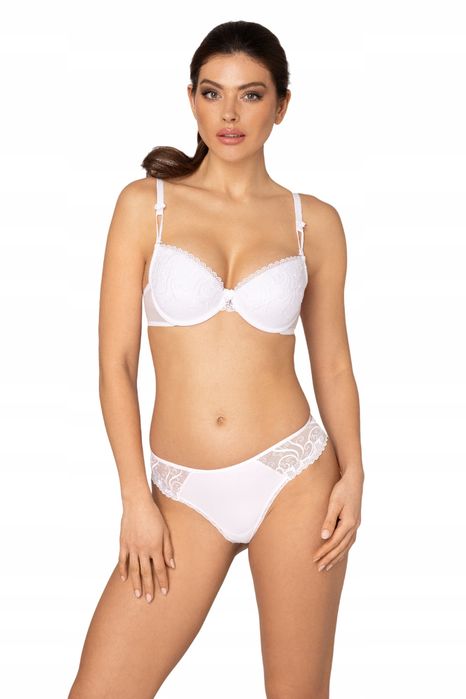 Róża Anuk Biustonosz Push Up Biały 80A