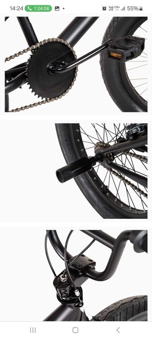 Bmx ks cycling black matt