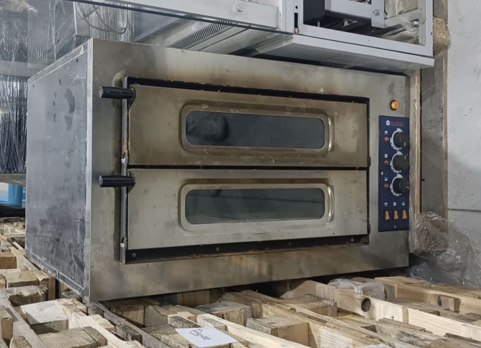 Піч для піци Hendi Vetro двокамерна подова, ідеальний стан, гарантія