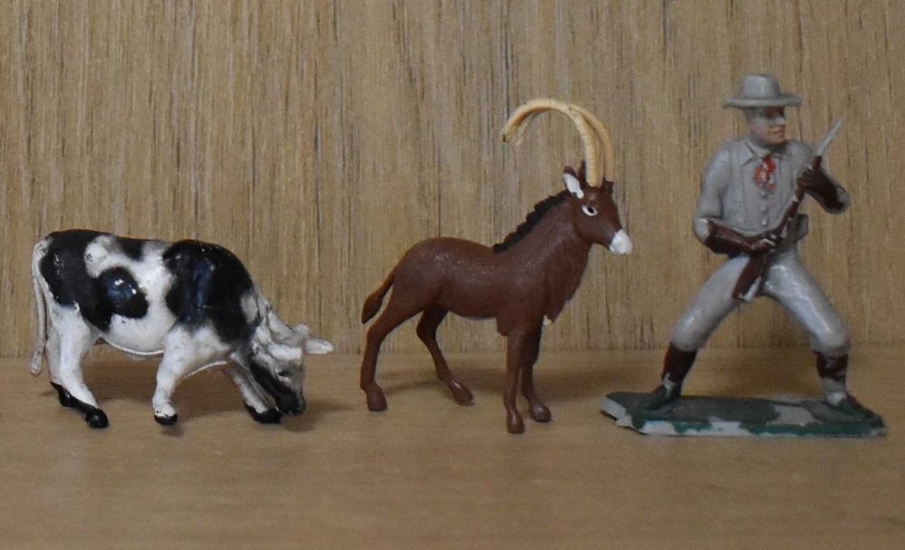 7 Figuras policromáticas - (Lote 1)