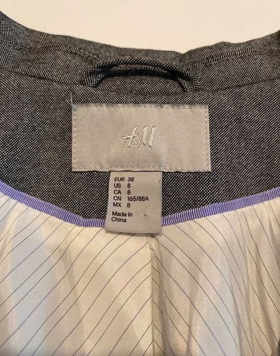 Blazer cinzento H&M