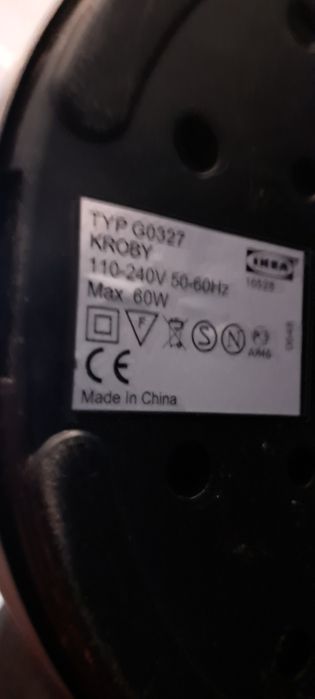 Lampa ikea stojaca