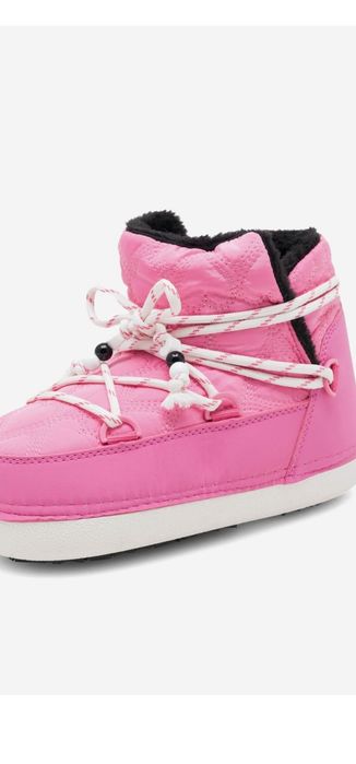 Hit Śniegowce boots damskie narty śnieg mróz 39 szare pink róż