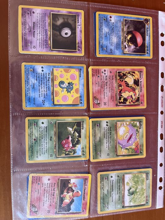 Cartas pokemon - versão ingles