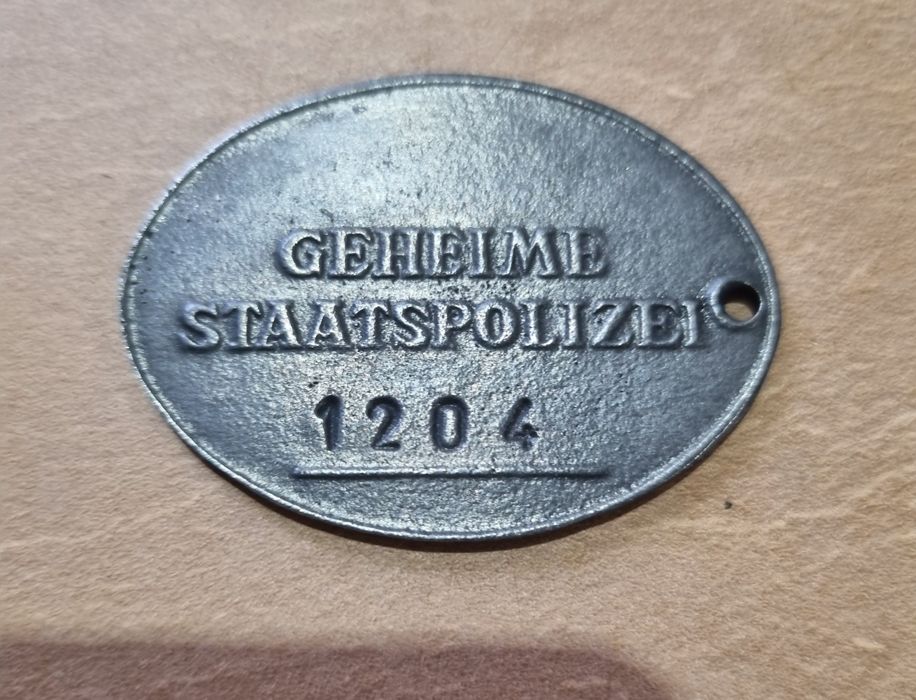 Жетон  Гестапо Третій Рейх