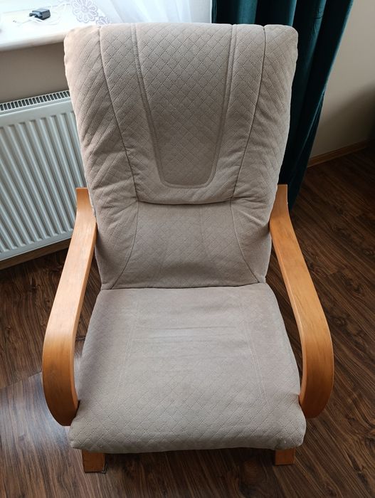 Sprzedam fotel jasny beż