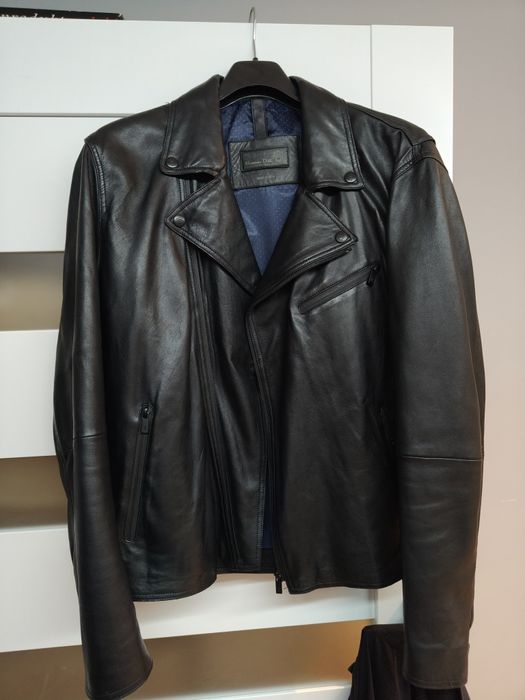 Kurtka skórzana  ramoneska skóra naturalna Massimo Duttii