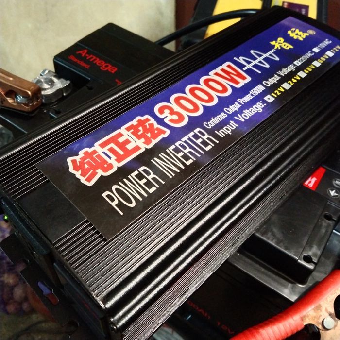 Лучшие  инверторы по разумной цене, 12х220в,чистый синус  в наличии