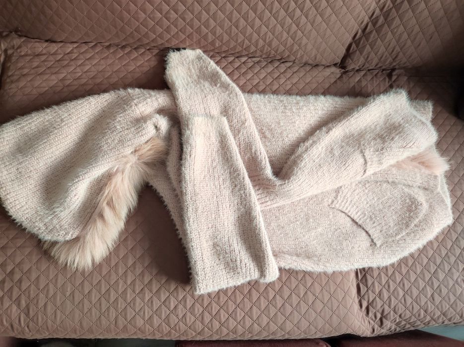 Casaco rosa muito macio