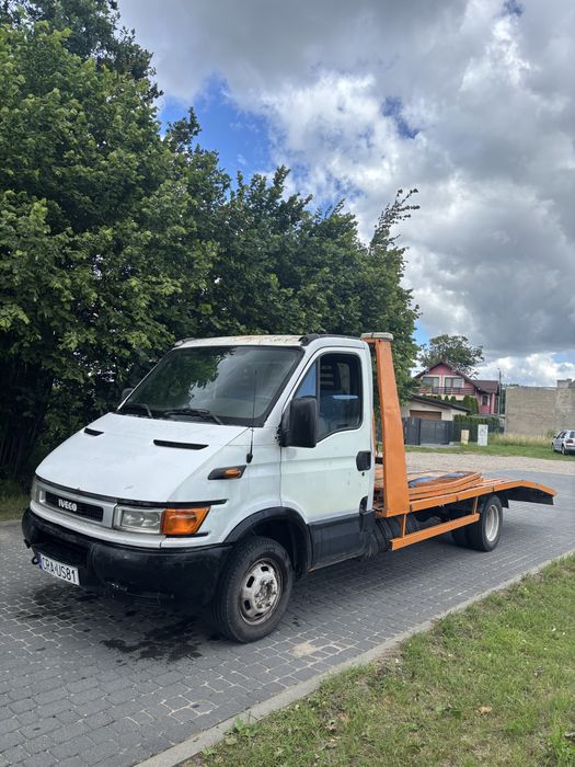 Autolaweta Iveco 2.8 Turbo Kat B hak 3500kg Najazd 5m pomoc drogowa blizniak wciagarka