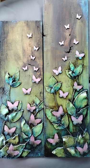 Obraz drewniany, panele dekoracyjne ścienne na 100 letnich deskach